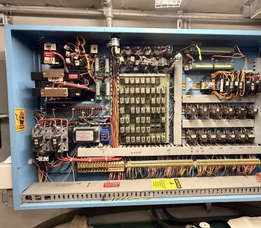 An older relay-based lift controller